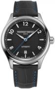 Frederique Constant Herreur FC-303RMB5B6 Runabout Sort/Læder Ø42 mm