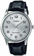 Casio Herreur MTP-V001L-7BUDF Classic Sølvfarvet/Læder Ø38 mm