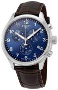Tissot Herreur T116.617.16.047.00 T-Sport Blå/Læder Ø45 mm
