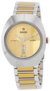 Rado R12160253 Diastar Guld/Gul guldtonet stål Ø38 mm