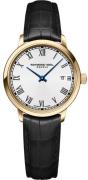 Raymond Weil Dameur 5985-PC-00359 Toccata Hvid/Læder Ø29 mm