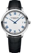Raymond Weil Herreur 5585-STC-00353 Toccata Hvid/Læder Ø42 mm