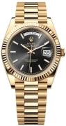 Rolex Herreur 228238-0067 Day-Date 40 Sort/18 karat guld Ø40 mm