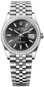 Rolex Herreur 126284RBR-0007 Datejust 36 Sort/Stål Ø36 mm