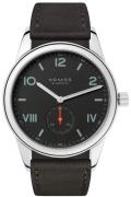 Nomos Glashütte Herreur N-738 Club Campus Sort/Læder Ø38.5 mm