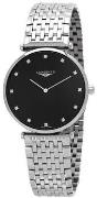 Longines Dameur L4.866.4.58.6 La Grande Classique De Sort/Stål Ø38