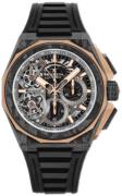 Zenith Herreur 12.9100.9020-78.I200 Defy Extreme Skeletskåret/Gummi