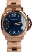 Panerai PAM01182 Luminor Due Blå/18 karat rosa guld Ø38 mm