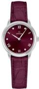 Omega Dameur 434.13.28.60.61.001 De Ville Prestige Rød/Læder Ø27.5