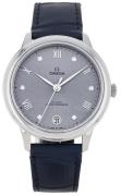 Omega Dameur 434.13.34.20.53.001 De Ville Prestige Grå/Læder Ø34 mm