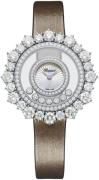 Chopard Dameur 209436-1002 Happy Diamonds Sølvfarvet/Satin Ø36 mm