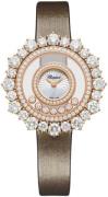 Chopard Dameur 209436-5002 Happy Diamonds Sølvfarvet/Satin Ø36 mm