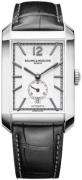 Baume & Mercier Herreur M0A10528 Hampton Sølvfarvet/Læder