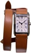 Longines Dameur L5.255.4.71.b Dolcevita Sølvfarvet/Læder