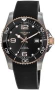 Longines Herreur L3.782.3.58.9 HydroConquest Sort/Gummi Ø43 mm