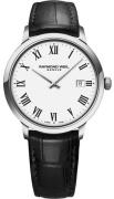 Raymond Weil Herreur 5485-STC-00300 Toccata Hvid/Læder Ø39 mm