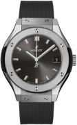 Hublot Dameur 581.NX.7071.RX Classic Fusion Grå/Gummi Ø33 mm