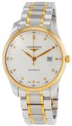 Longines Herreur L2.893.5.97.7 Master Sølvfarvet/Gul guldtonet stål