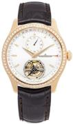 Jaeger LeCoultre Herreur 1562401 Master Tourbillon Sølvfarvet/Læder