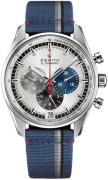 Zenith Herreur 03.2040.400-69.C802 El Primero Sølvfarvet/Tekstil