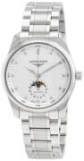 Longines Herreur L2.909.4.77.6 Master Sølvfarvet/Stål Ø40 mm