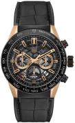 TAG Heuer Herreur CBG2A50.FC6450 Carrera Sort/Gummi Ø45 mm