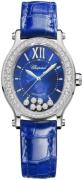 Chopard Dameur 275362-1001 Happy Sport Blå/Læder Ø29 mm