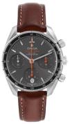 Omega 324.32.38.50.06.001 Speedmaster Chronograph 38Mm Grå/Læder