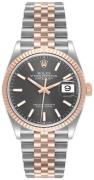 Rolex Dameur 126231-0013 Datejust 36 Grå/18 karat rosa guld Ø36 mm