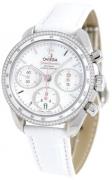Omega 324.38.38.50.55.001 Speedmaster Chronograph 38Mm Hvid/Læder