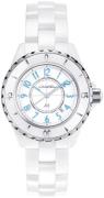 Chanel Dameur H3826 J12 Hvid/Keramik Ø33 mm