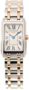 Longines Dameur L5.258.5.71.7 DolceVita Beige/18 karat rosa guld