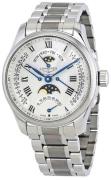 Longines Herreur L2.739.4.71.6 Master Hvid/Stål Ø44 mm