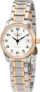 Longines Dameur L2.128.5.79.7 Master Sølvfarvet/Stål Ø25.5 mm
