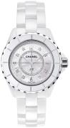 Chanel Dameur H2422 J12 Hvid/Keramik Ø33 mm