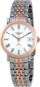 Longines Dameur L4.309.5.11.7 Elegant Hvid/Stål Ø25.5 mm