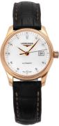 Longines Dameur L2.257.8.87.3 Master Hvid/Læder Ø29 mm