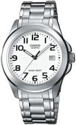 Casio Dameur MTP-1259PD-7BEG Collection Hvid/Stål Ø32 mm
