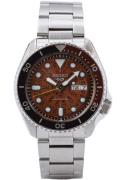 Seiko 5 Sports Herreur SRPJ47K1 Skeleton Dial Brun/Stål Ø43 mm