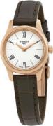 Tissot Dameur T063.009.36.018.00 Tradition Hvid/Læder Ø25 mm
