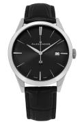 Alexander Herreur A911-01 Heroic Sort/Læder Ø40 mm