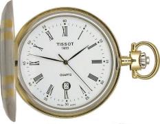 Tissot T83.8.553.13 T-Pocket Savonnette Quartz Hvid Ø48.5 mm