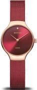 Bering Dameur 13326-Charity Classic Rød/Stål Ø26 mm