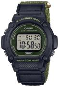 Casio W-219HB-3AVEF Timeless Collection Standard Grøn/Tekstil Ø47.1