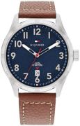 Tommy Hilfiger Herreur 1710559 Forrest Blå/Læder Ø44 mm