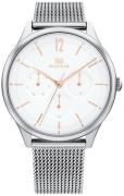 Tommy Hilfiger Dameur 1782456 Layla Hvid/Stål Ø38 mm