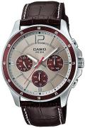 Casio Herreur MTP-1374L-7A1VDF Classic Læder Ø43.5 mm
