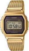Casio Dameur A1000MGA-5EF Vintage LCD/Gul guldtonet stål