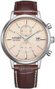 Citizen Herreur CA7061-26X Chrono Beige/Læder Ø42 mm