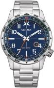 Citizen Herreur BM7550-87L Aviator Blå/Stål Ø43 mm
